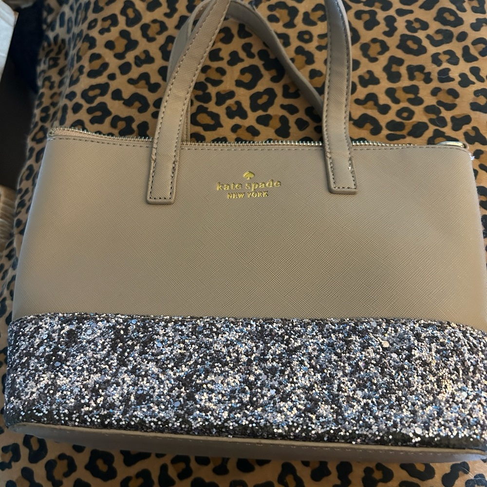 Kate spade Greta glitter handbag